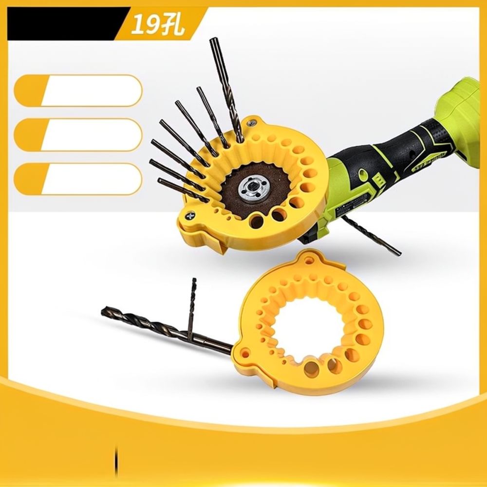 Power Tools Yellow - Universeller Schleifständer für Bohrer, geeignet für