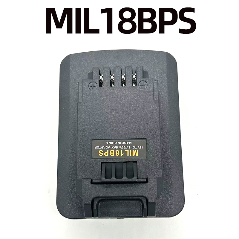 Power Tools Stanley - MIL18BPS Elektrowerkzeug-Akku-Adapter für Milwaukee 18V Lithium-Ionen-Akkus