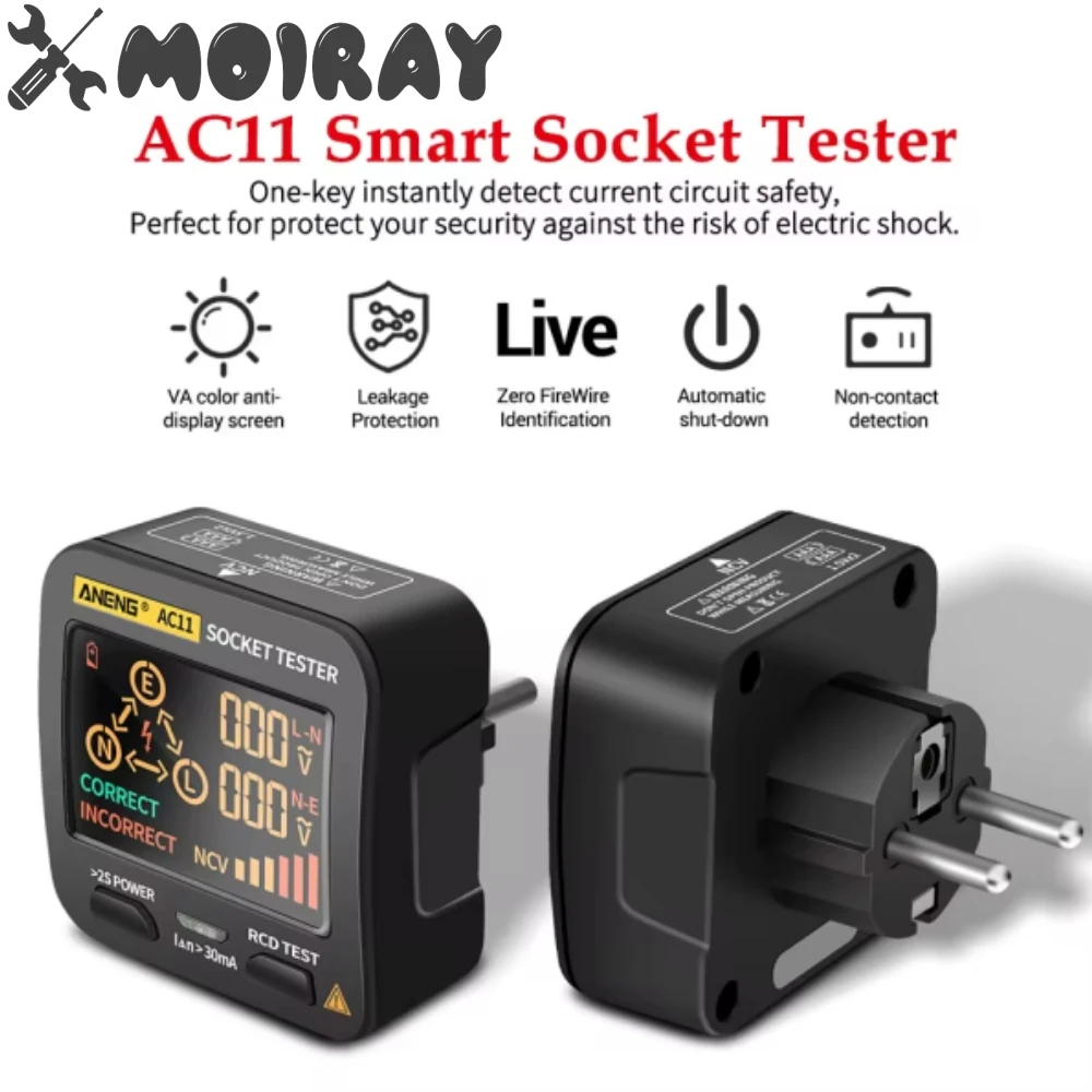 Power Tools Uk Review - ANENG AC11 Digital Smart Steckdose Tester