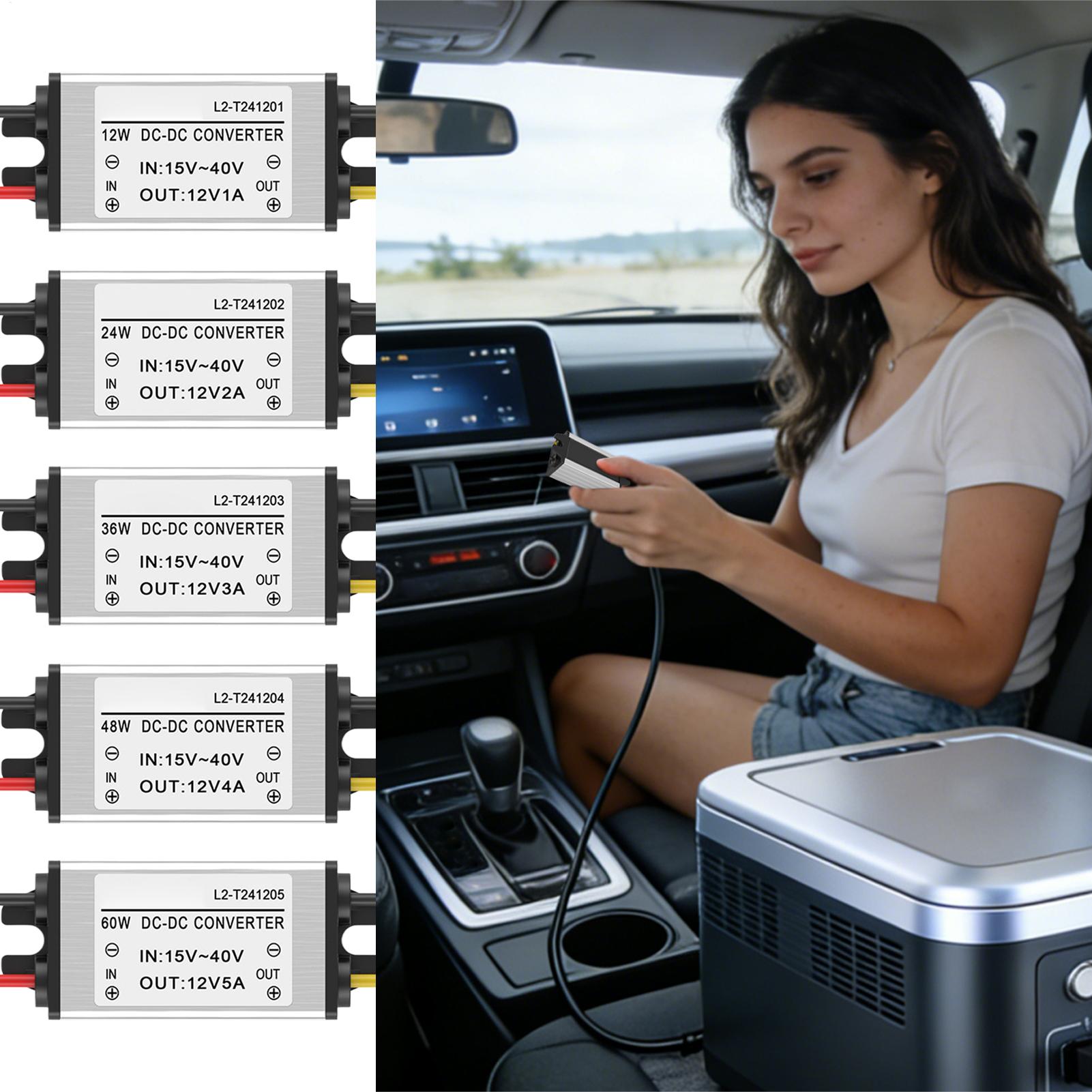 Power Tools In Automotive - Einstellbarer DC-Abwärtswandler 12V Spannungskonverter für Auto