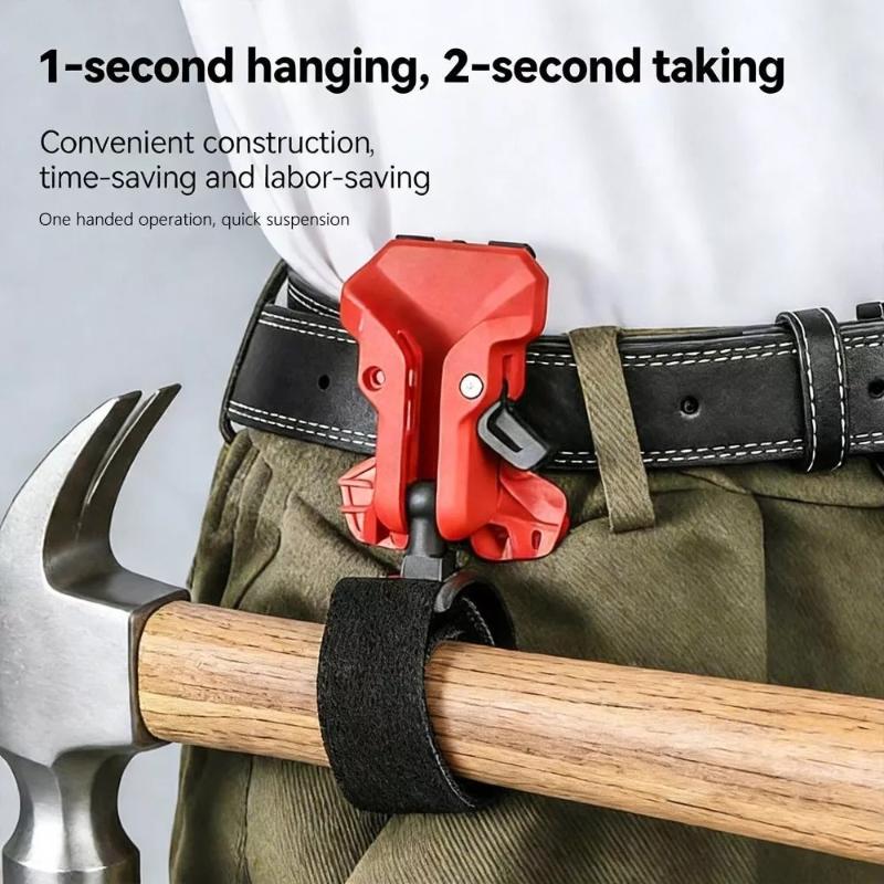 Power Tools Drill - Hochfester, selbstverriegelnder Bohrerhalter mit Gürtelclip, Schnellverschluss,