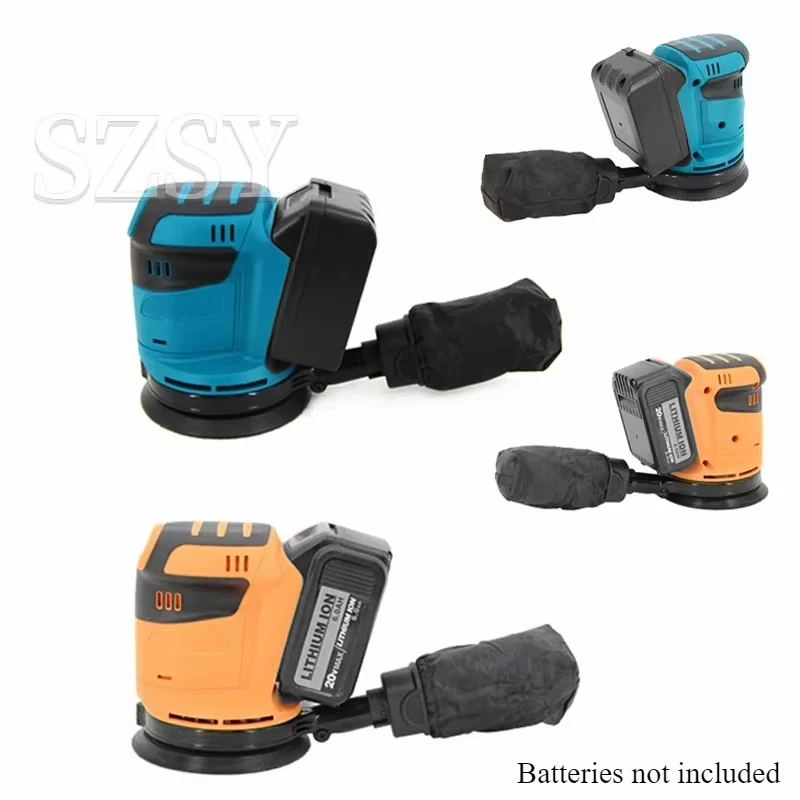 Power Tools Sander - 3 Geschwindigkeiten 125mm Elektrischer Akku-Schleifer Holzschleifmaschine