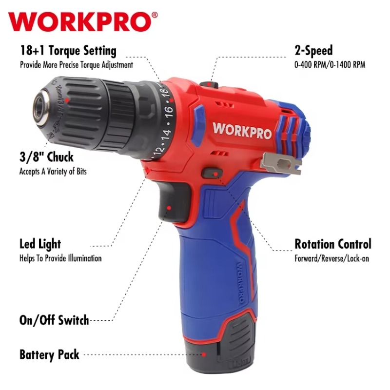 12V 10mm Akku-Bohrschrauber Ka – Power Tools Drill Bewertung und Preis