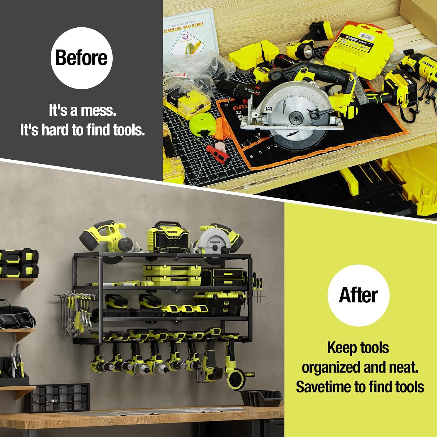 4-Schichtiger Wandmontierter E – Power Tools Rack Bewertung und Preis