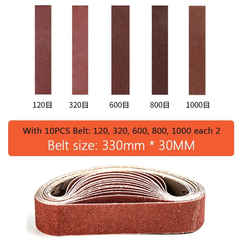 10PCS Schleif Schleifbänder 33 – Power Tools Sander Bewertung und Preis