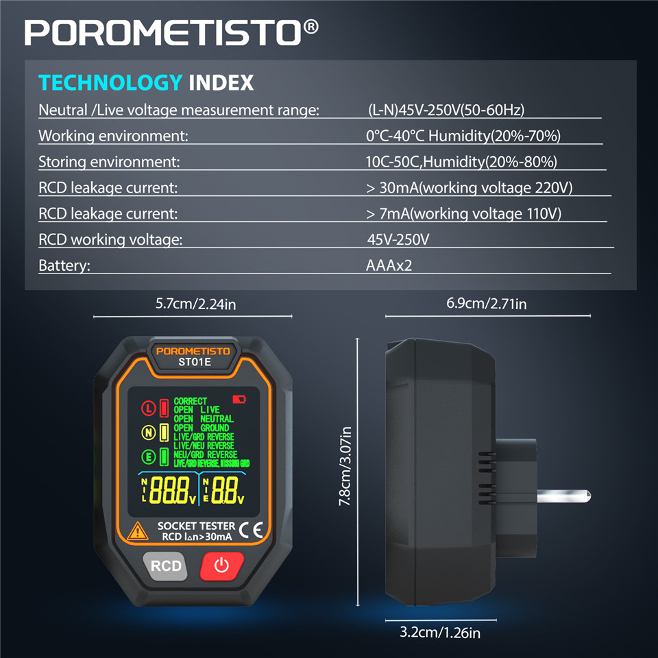 POROMETISTO ST01 Steckdosentes – Power Tools Uk Review Bewertung und Preis