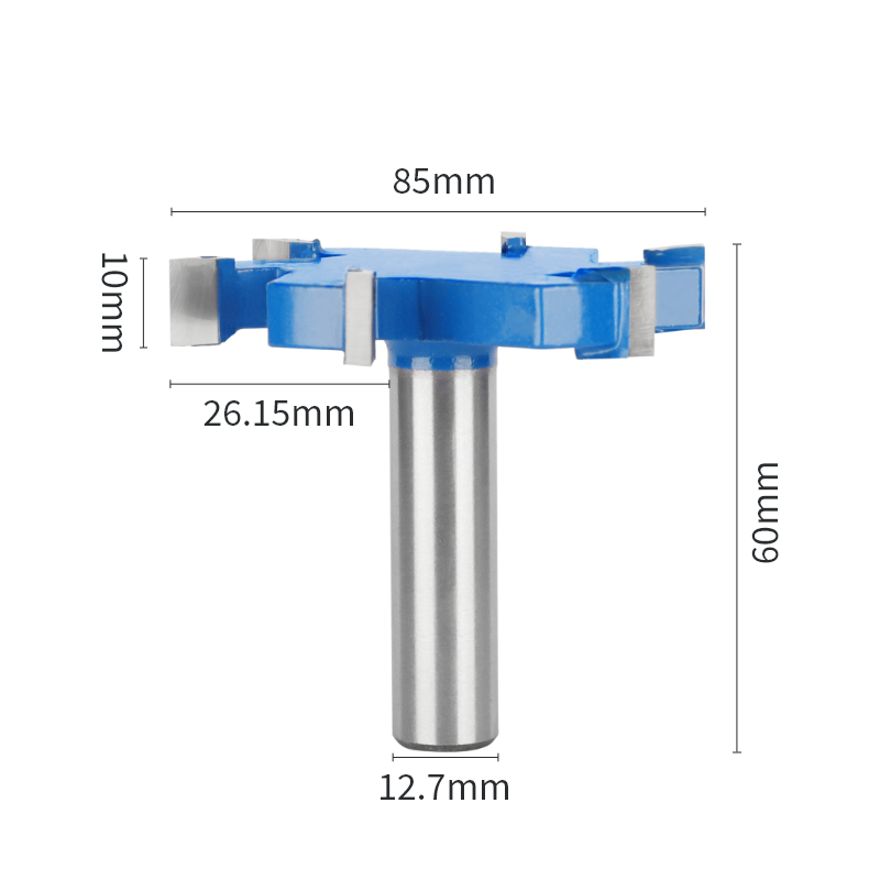 PTA Six Blade Z6 T Typ Schlitz – Router Trim Base Bewertung und Preis
