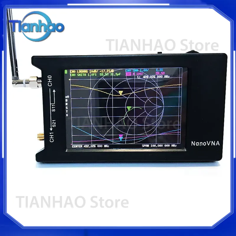 NanoVNA-H4 für Antennenanalysa – Power Tools Vector Bewertung und Preis