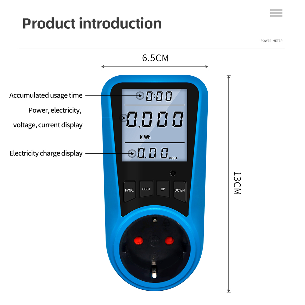 Digitaler Strommesser, AC 230  – Power Tools Uk Review Bewertung und Preis
