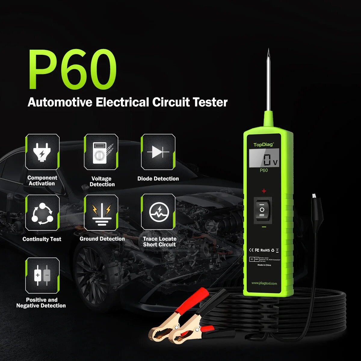 Jdiag P60 Automotive Stromkrei – Power Tools In Automotive Bewertung und Preis