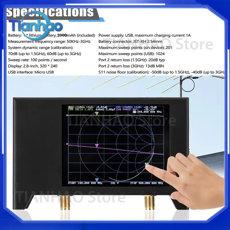 NanoVNA V2 3G S-A-A-2 Digitale – Power Tools Vector Bewertung und Preis