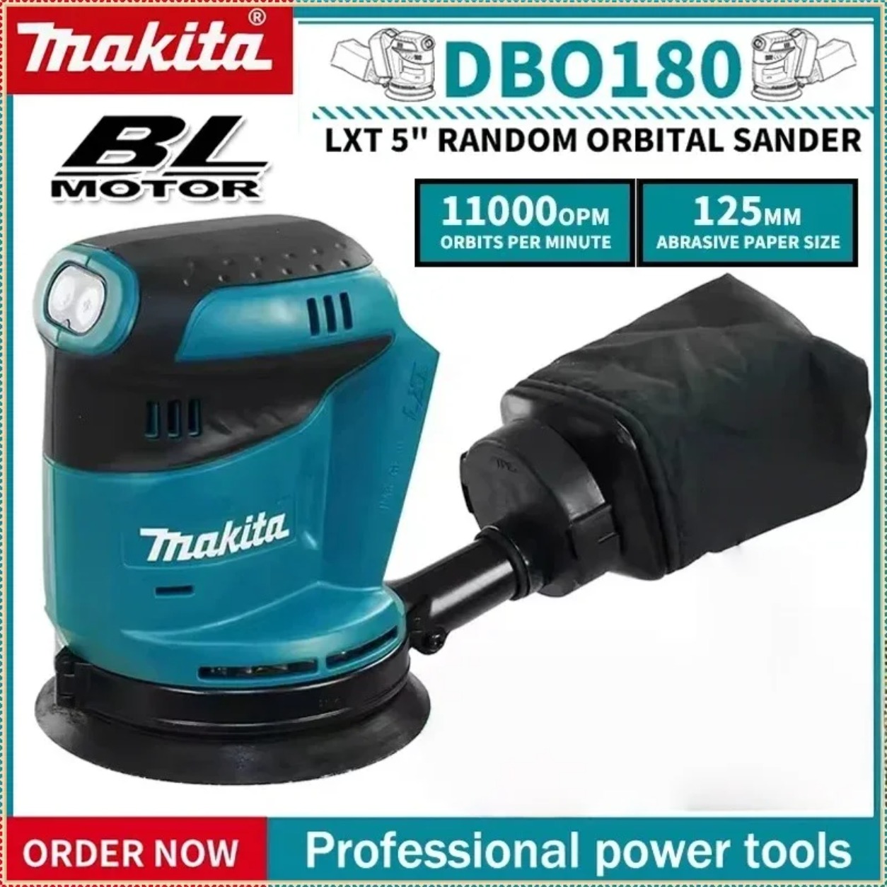 Makita DBO180Z Akku-Exzentersc – Power Tools Sander Bewertung und Preis