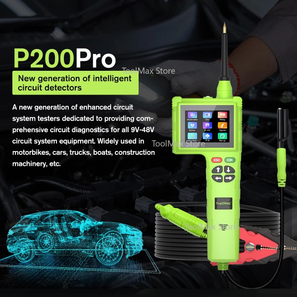 JDiag P200 12V 24V Stromprüfer – Power Tools In Automotive Bewertung und Preis