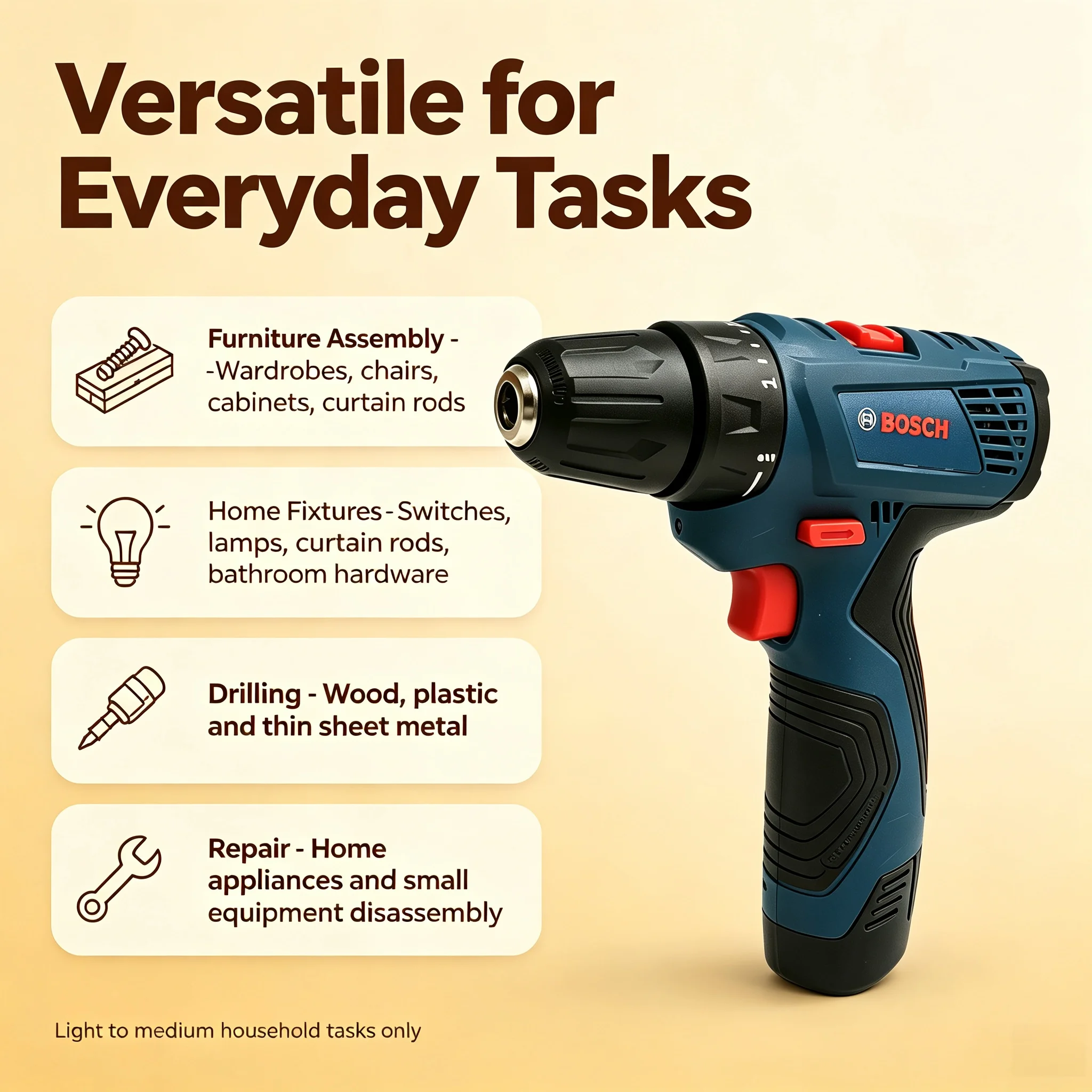 Bosch GSR120 Multifunktions-Ha – Power Tools And Hand Tools Bewertung und Preis