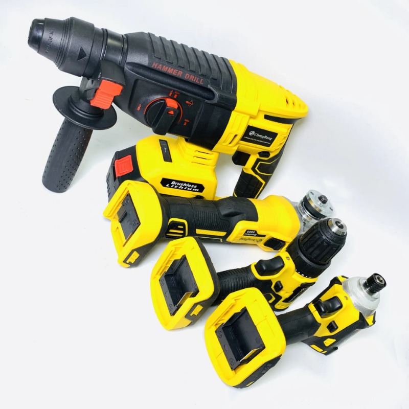 2026 Set mit 4 Kombinations-El – Power Tools Yellow Bewertung und Preis