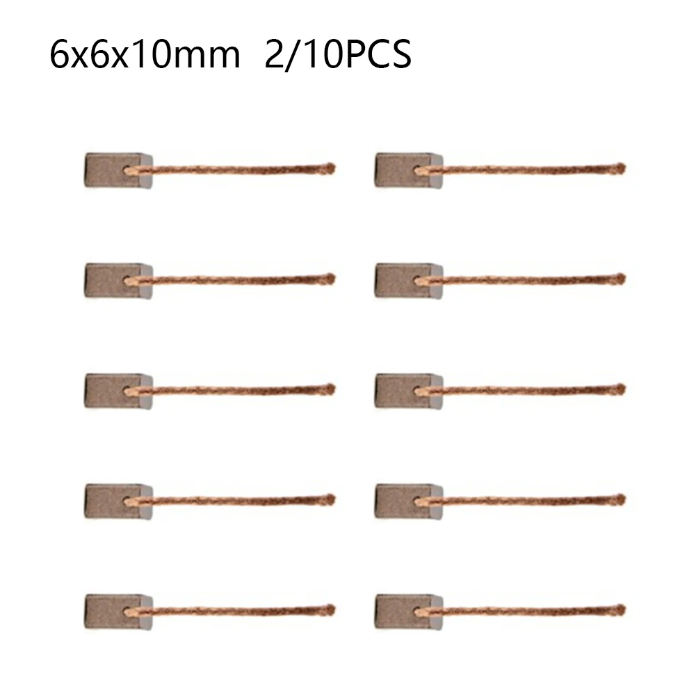 2 10 Stück 6x6x10mm Kohlebürst – Power Tools In Automotive Bewertung und Preis