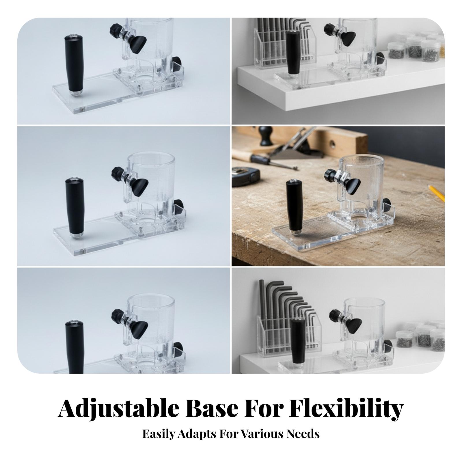 Transparente Acryl-Fräsergrund – Router Trim Base Bewertung und Preis