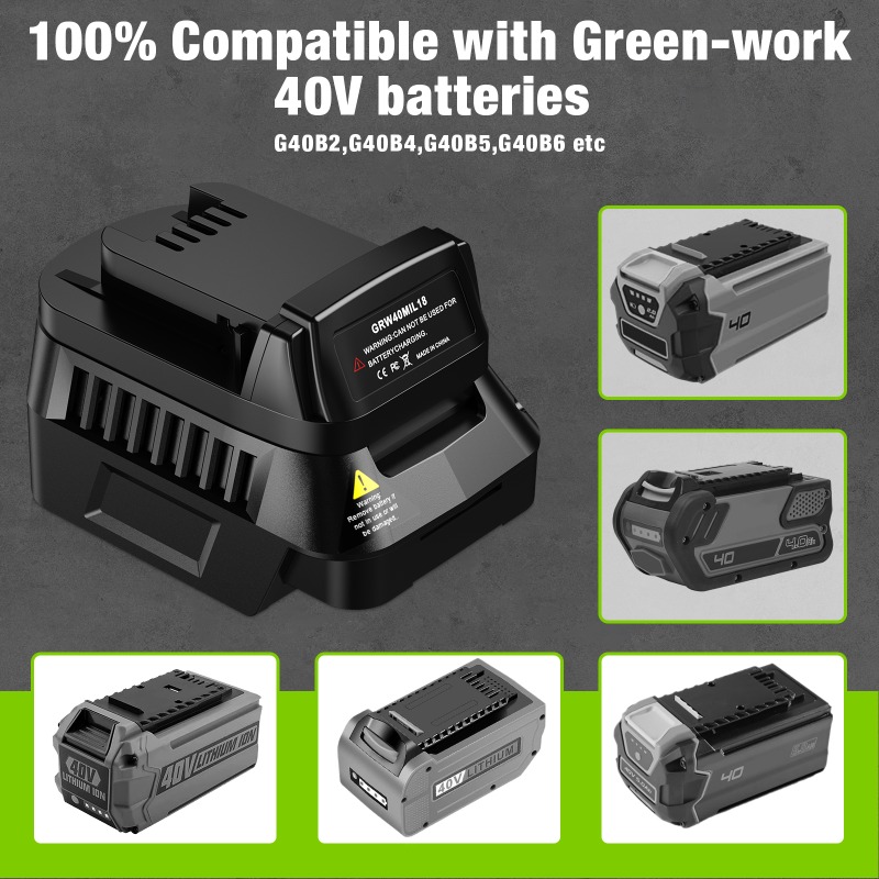 GRW40MIL18 Batterieadapter-Kon – Power Tools Milwaukee Bewertung und Preis